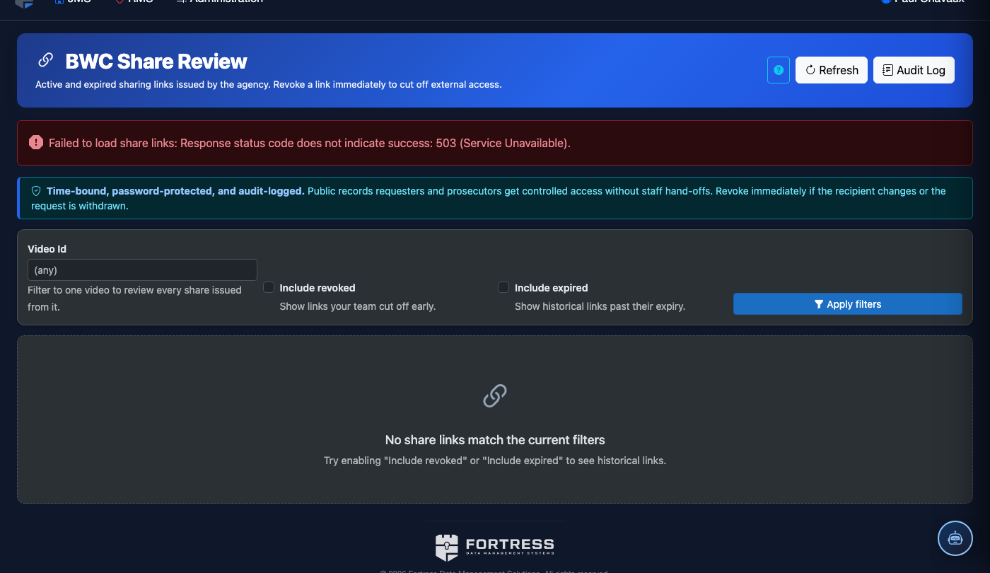 BWC Share Review screenshot