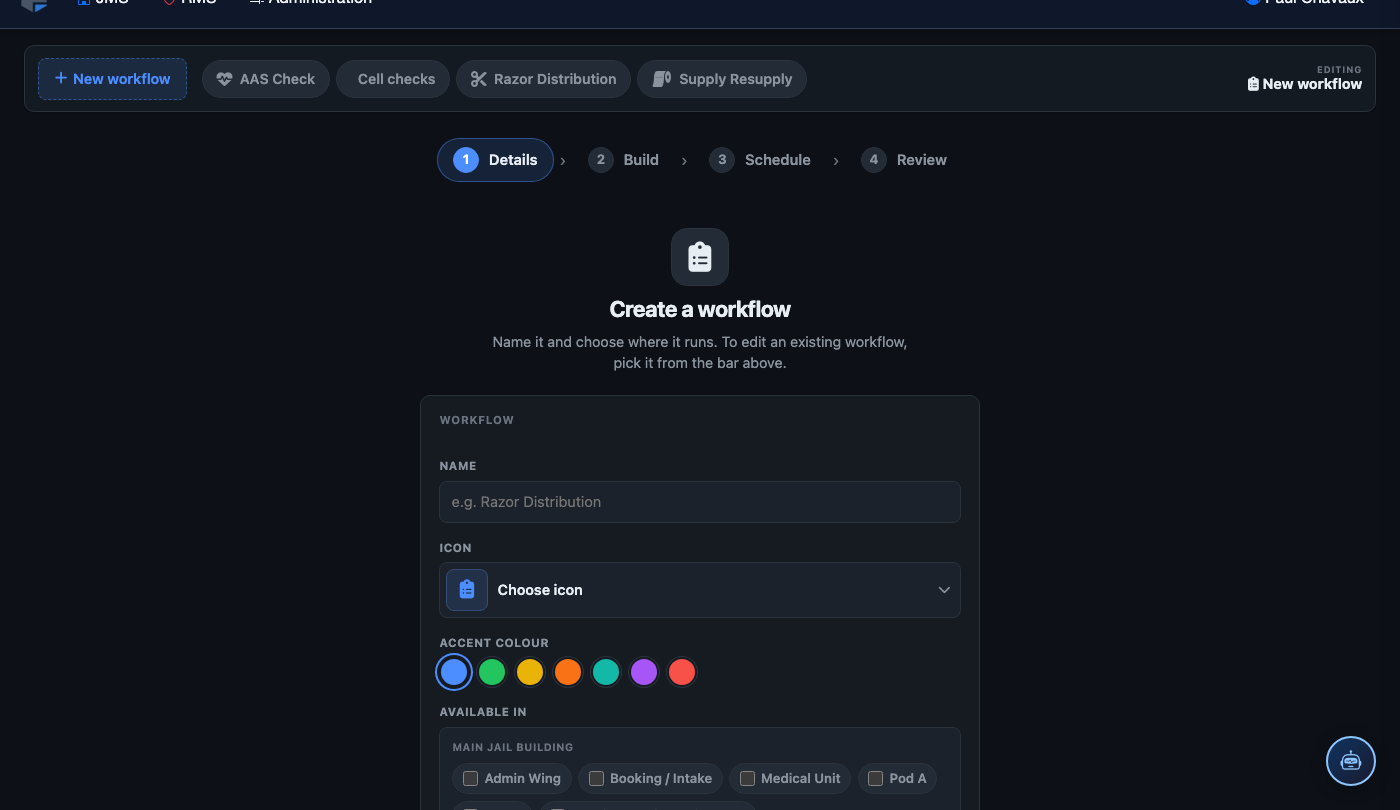 Workflow Builder screenshot
