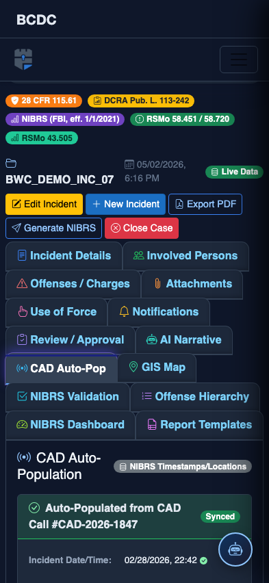 Mobile view — CAD Auto detail