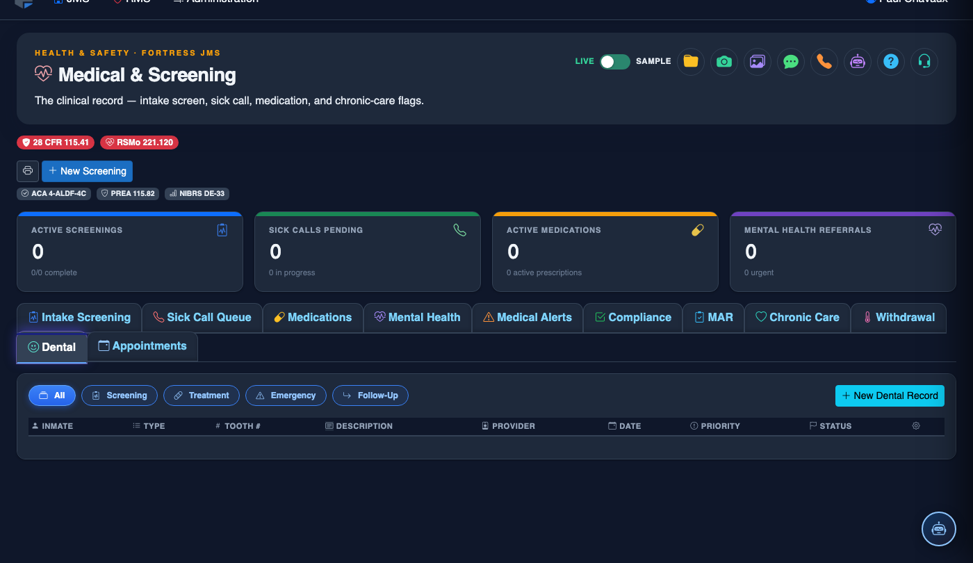 Dental Records screenshot