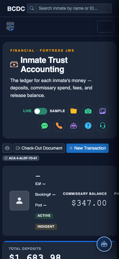 Mobile view — Withdrawals   Debits list