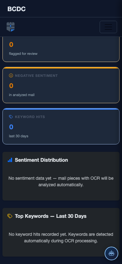 Mobile — Intelligence Analysis detail