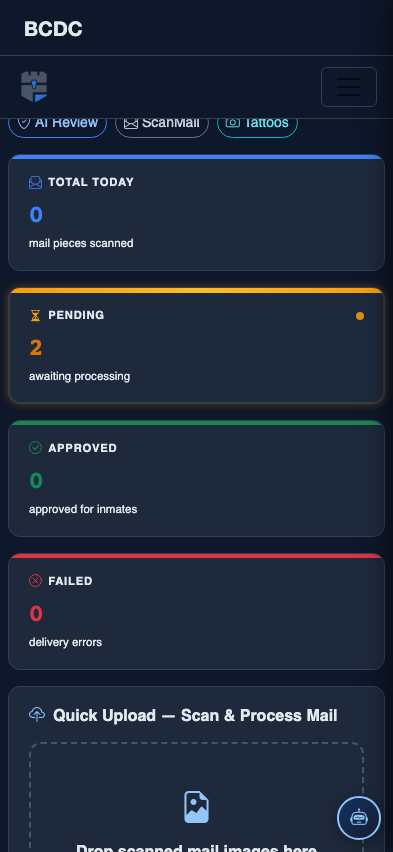 Mobile — ScanMail detail
